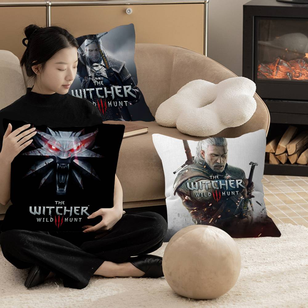 Quality Home Textiles - Capa de Almofada T-The-Witcher Dark-Fantasy para
