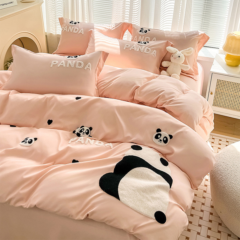 Home Textiles Towel Set - Conjunto de Cama com Bordado de