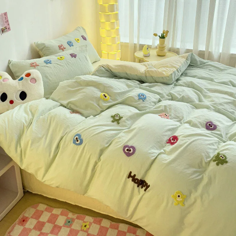 Home Textiles Towel Set - A-class dos desenhos animados toalha bordado