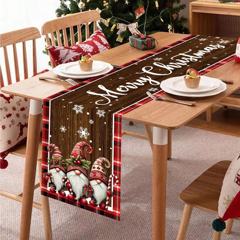 Home Textiles Plaid - Caminho de Mesa de Natal VIKAMA