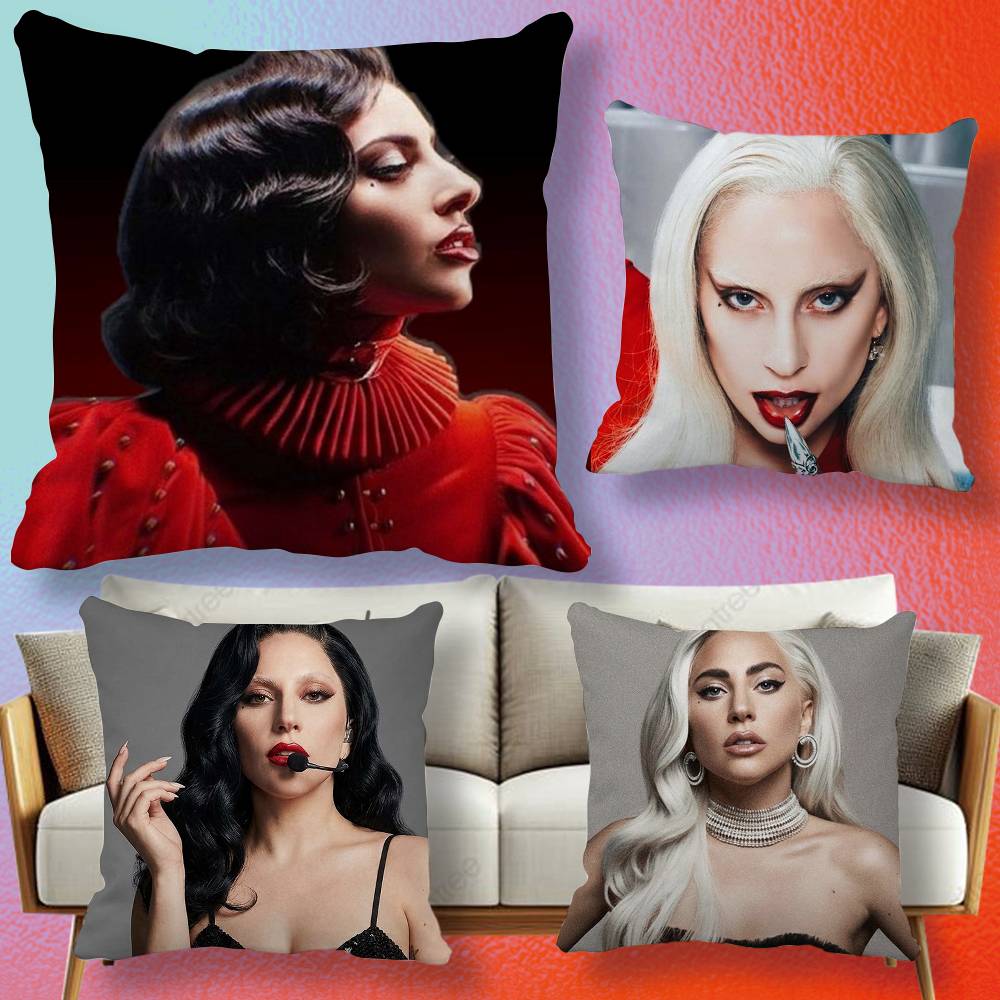 Home Textiles Là Gì - Capa de almofada Singer L-Lady G-Gaga,