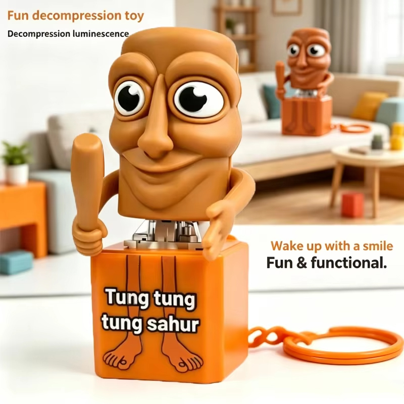 Home Textiles Products - Novo Chaveiro Tung Tung Tung Sahur,