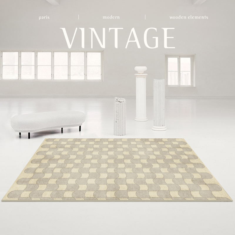Tapetes franceses retro para o - Home Textiles Plaid avaliação e preço