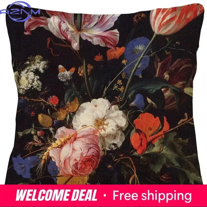 Pintura a óleo de flores, deco - Quality Home Textiles avaliação e preço