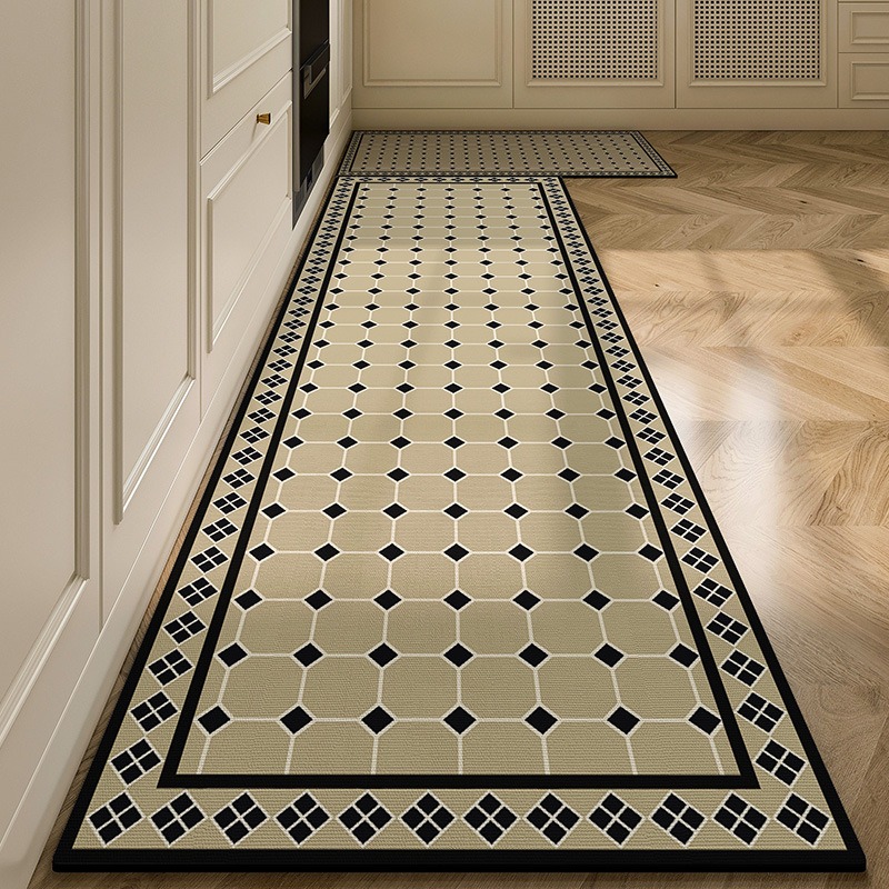 Tapete de cozinha estilo retro - Home Textiles Plaid avaliação e preço