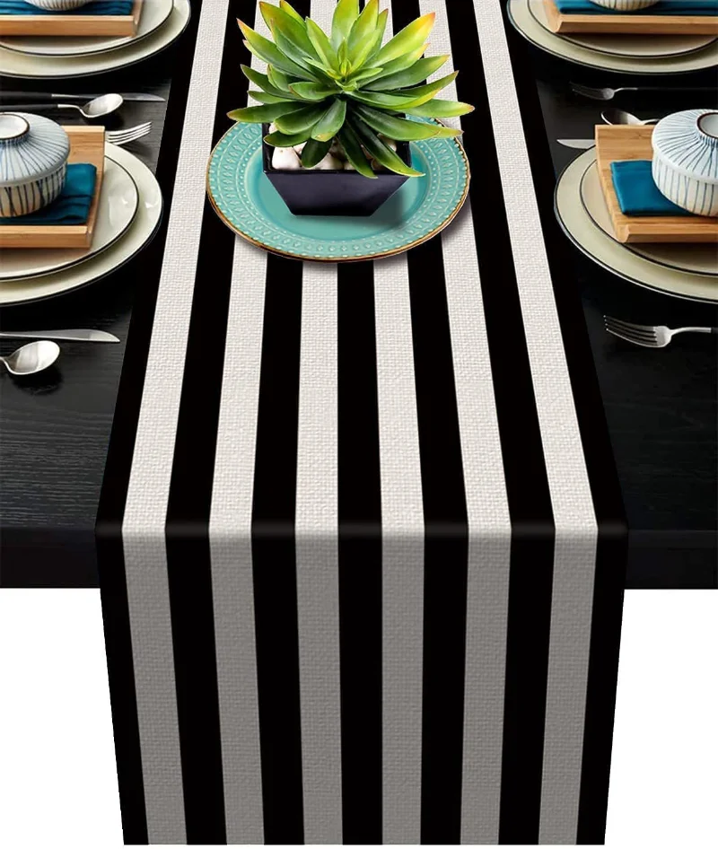 Corredor De Mesa Listrado De L - Home Textiles Plaid avaliação e preço