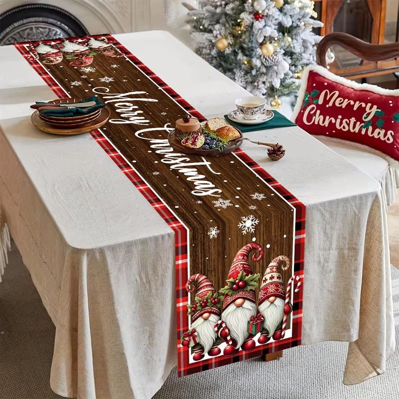 Caminho de Mesa de Natal VIKAM - Home Textiles Plaid avaliação e preço