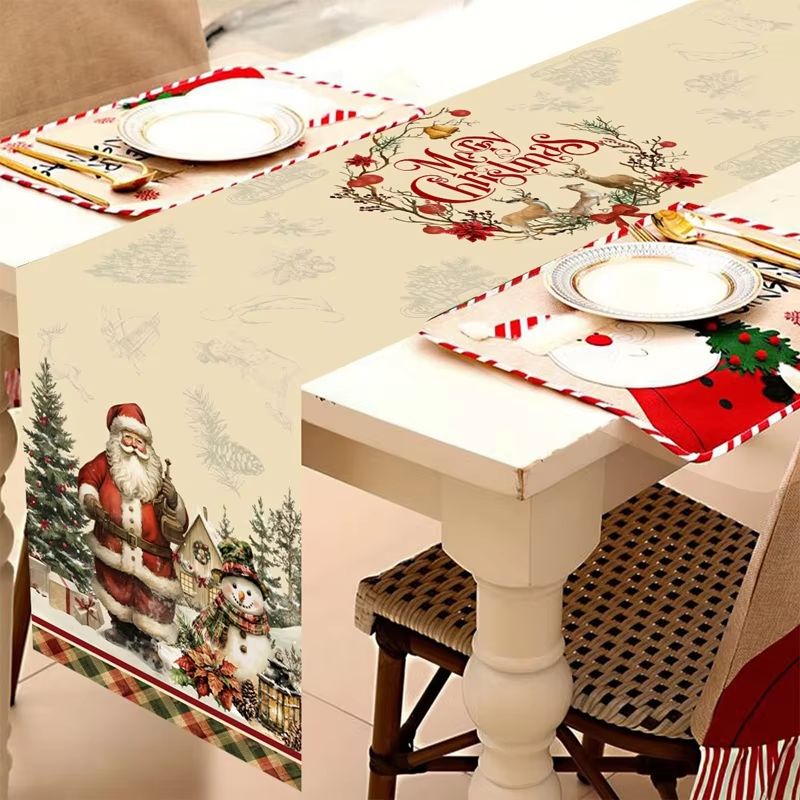 Caminho de Mesa de Natal VIKAM - Home Textiles Plaid avaliação e preço