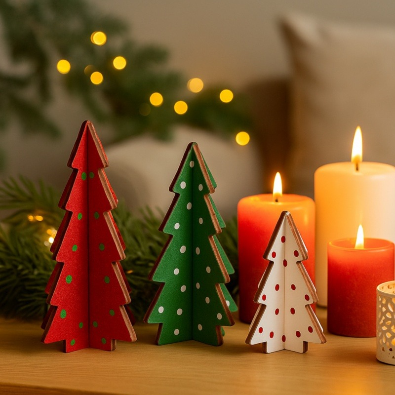 3 peças decoração de natal xad - Home Textiles Plaid avaliação e preço